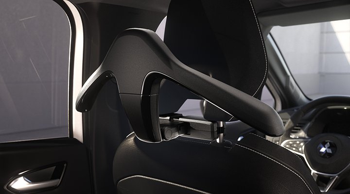 Nové Mitsubishi Grandis: Držák na opěrku hlavy