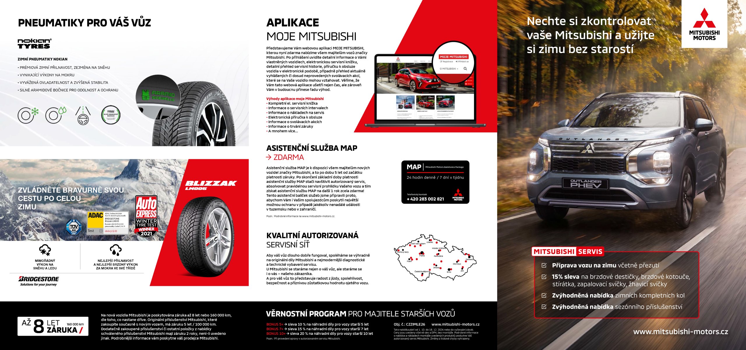 Mitsubishi zimní kampaň 2026 - leták v PDF
